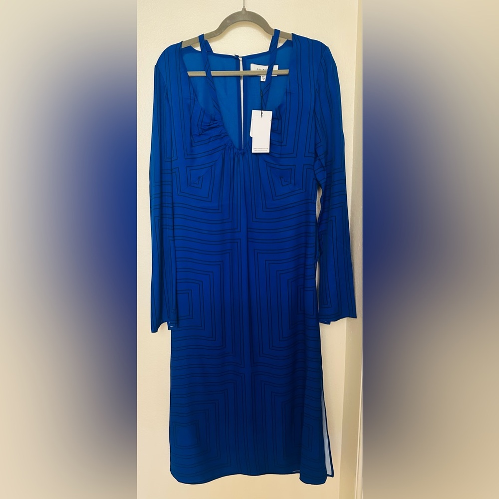 Brand new with tags (NWT): Equipment Vera Long Sleeve Midi Dress, size 4